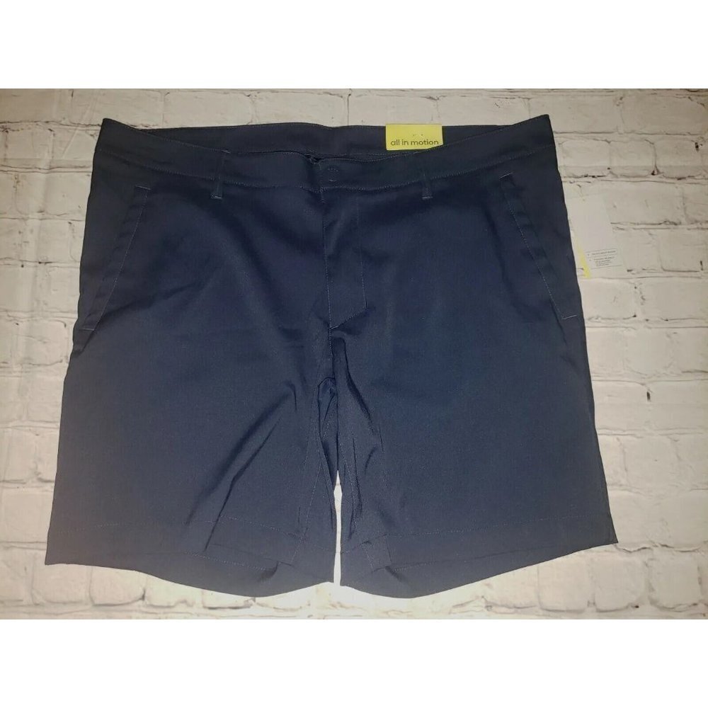 NWT All In Motion Mens Size 40W Navy Cargo Golf Shorts